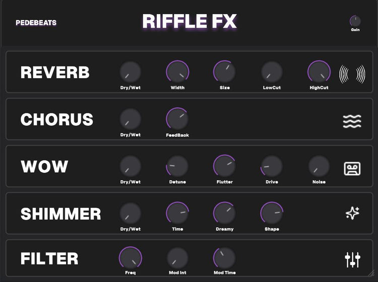 RIFFLE FX (FX PLUG-IN) – PedeBeats